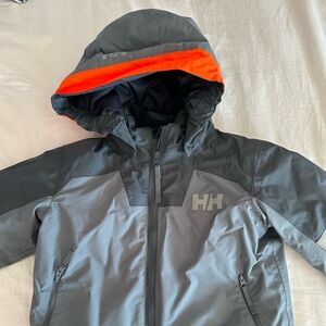Helly Hansen Kids Legend Insulated Jacket size 6 - color Trooper/Grey